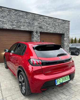 Peugeot 208 cena 86900 przebieg: 30700, rok produkcji 2021 z Konstantynów Łódzki małe 121